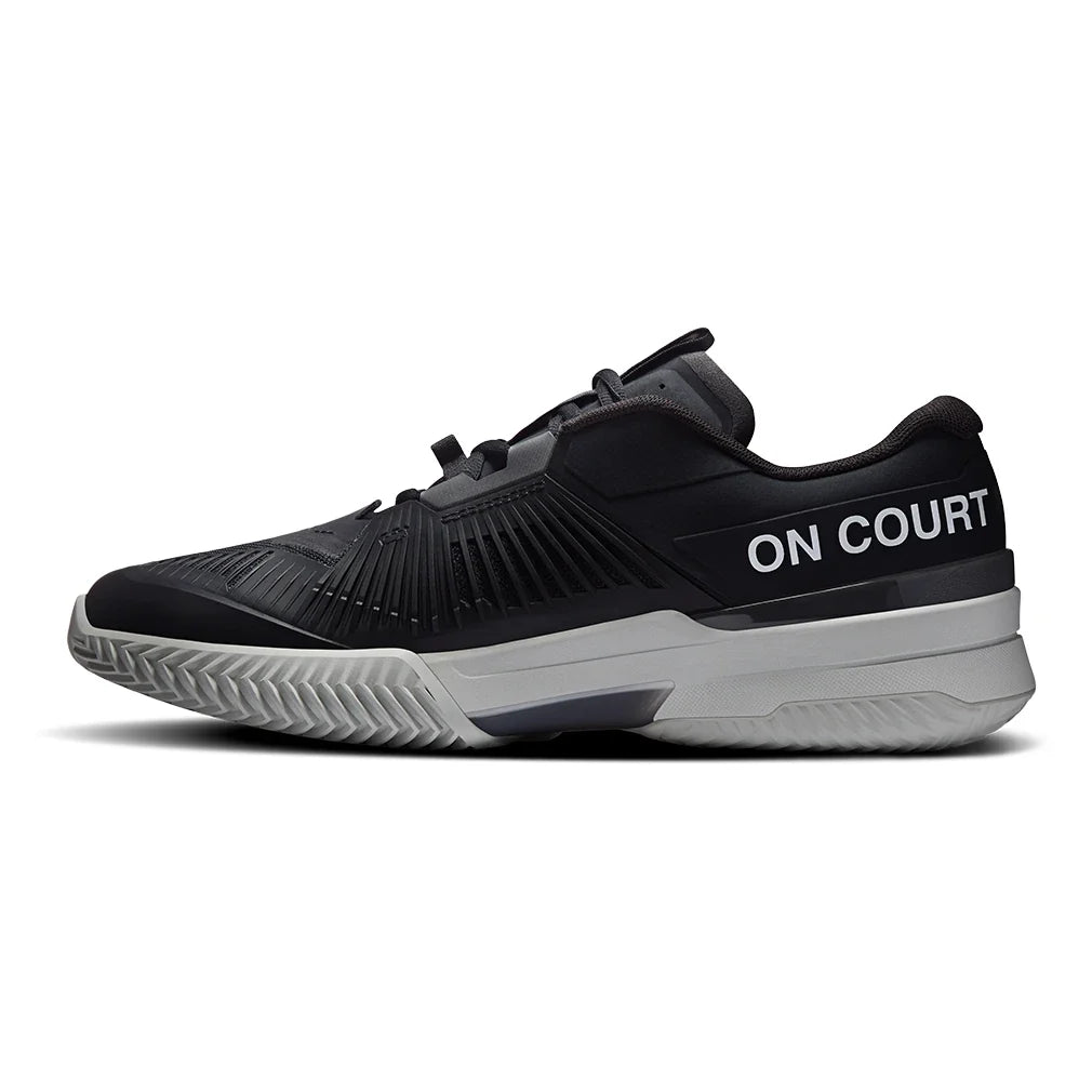 Men's THE ROGER Pro Fire Clay Tennis Shoes Black and Eclipse