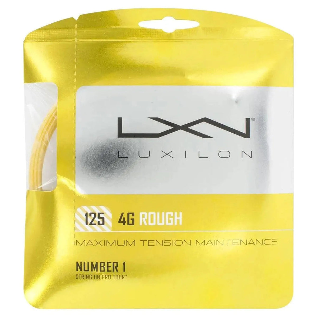 4G Rough 125 17G Tennis String Gold - Kings Dr