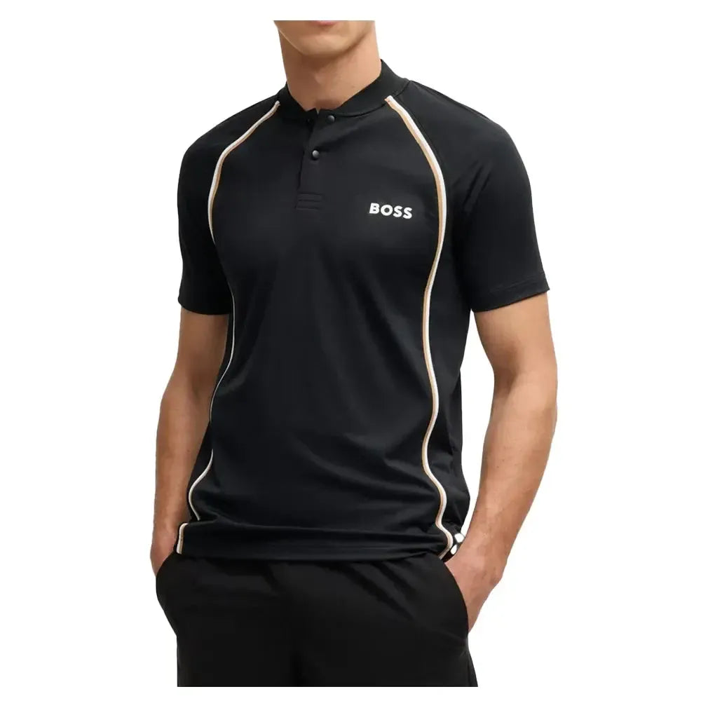 Men's Pariq TOC Mesh Tennis Polo-Apparel-Hugo Boss-50538122_001-Tennis Express