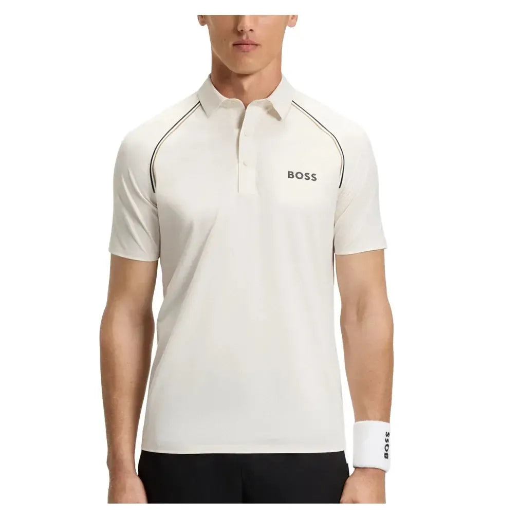 Men's Patteo TOC Tennis Polo Open White