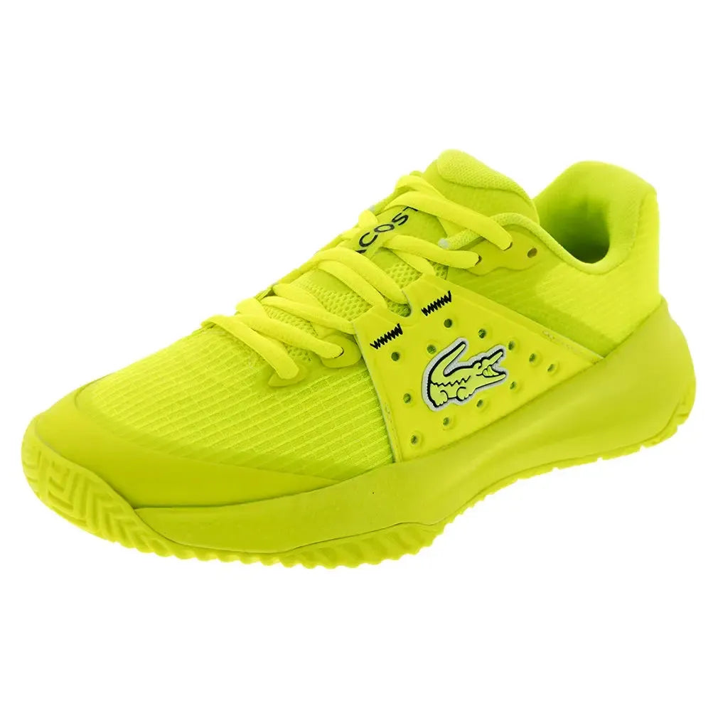 Men's Power Serve Tennis Shoes Yellow-Footwear-Lacoste-50SMA0147-2T7F25_3-Tennis Express