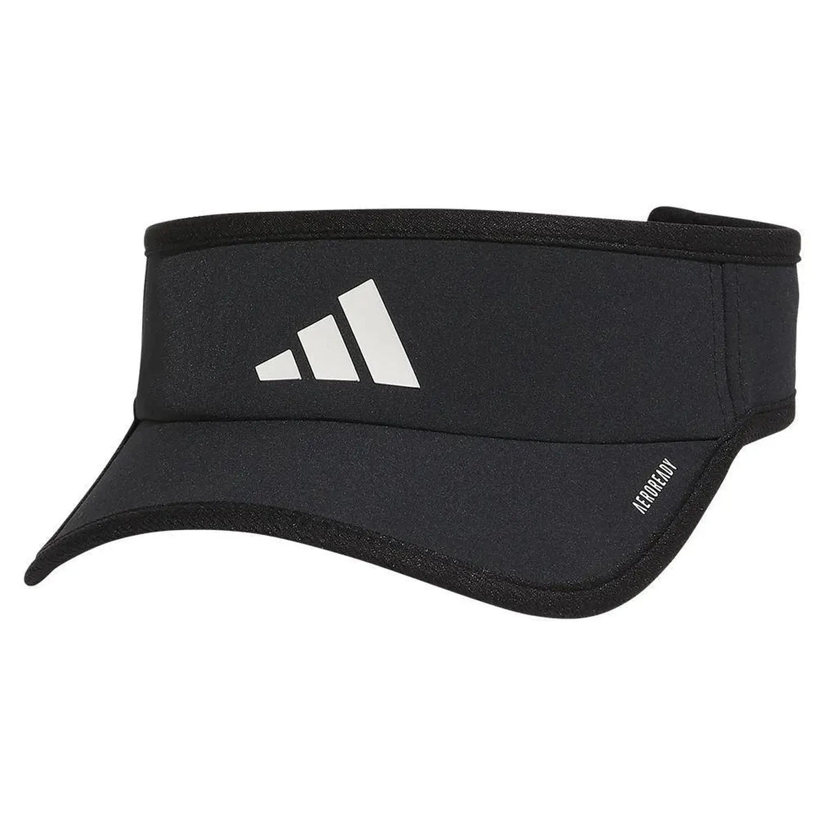Menâ€™s Superlite 3 Visor Black and White-Apparel-Adidas-5158694-1-Tennis Express