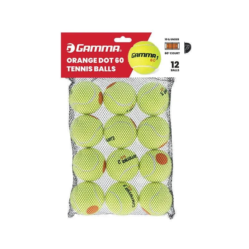 60 Orange Dot Tournament Ball 12pk - Kings Dr