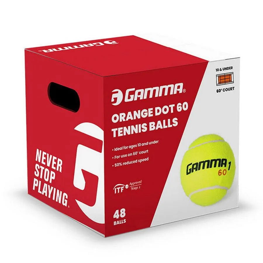 60 Orange Dot Tournament Ball 48pk - Kings Dr