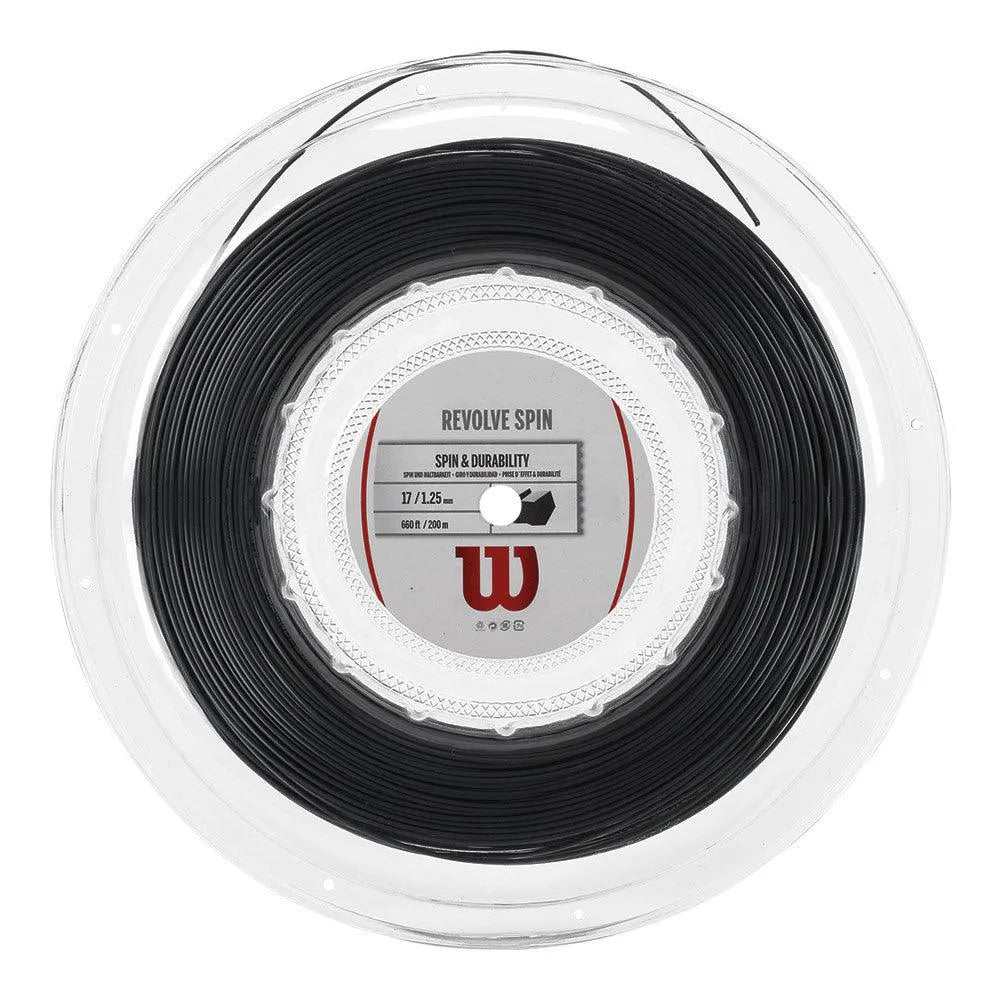 Revolve Spin Tennis String Reel-Strings-Wilson-65318-BLACK-L-Tennis Express