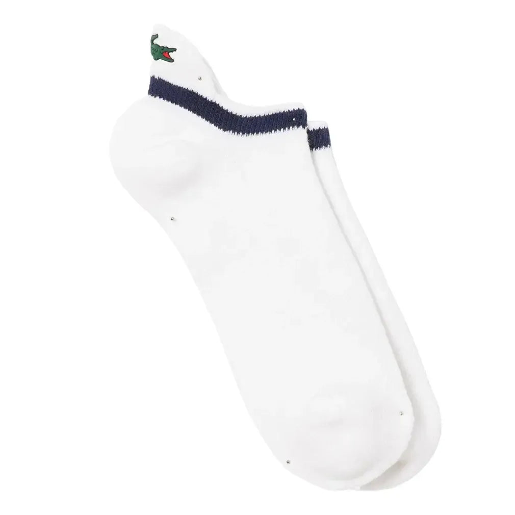 Unisex Low-Cut Technical Socks White and Navy Blue