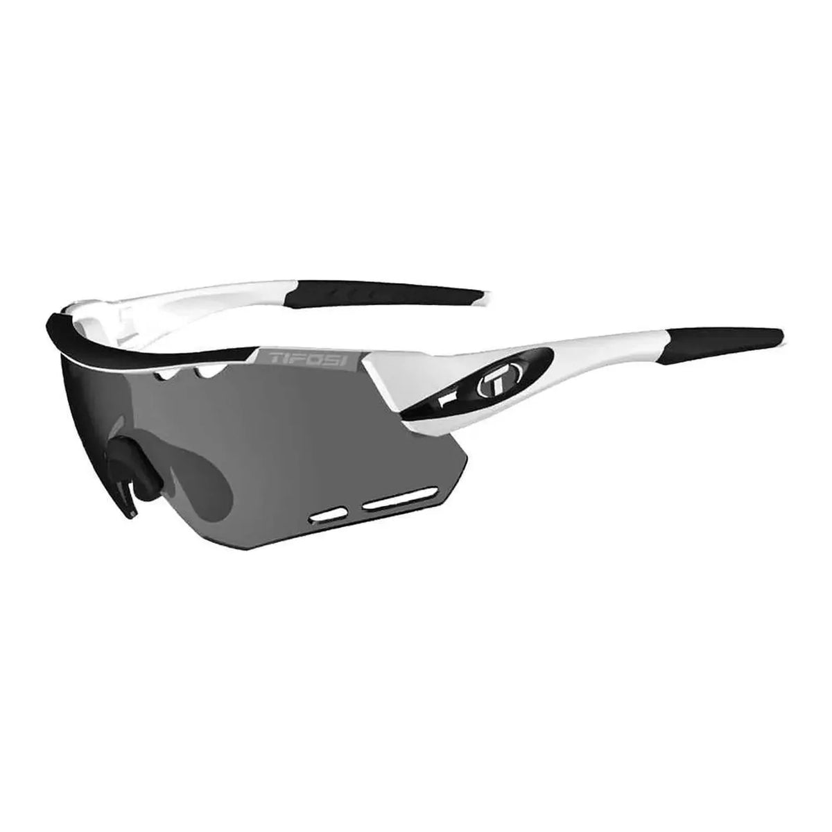 Alliant Sunglasses White and Black with Smoke Lenses-Accessories-Tifosi-81456-DEFAULT-L-Tennis Express
