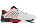 K-Swiss Big Kids' Shoes Hypercourt Express 2 | Bright White/Stretch Limo/High Risk Red