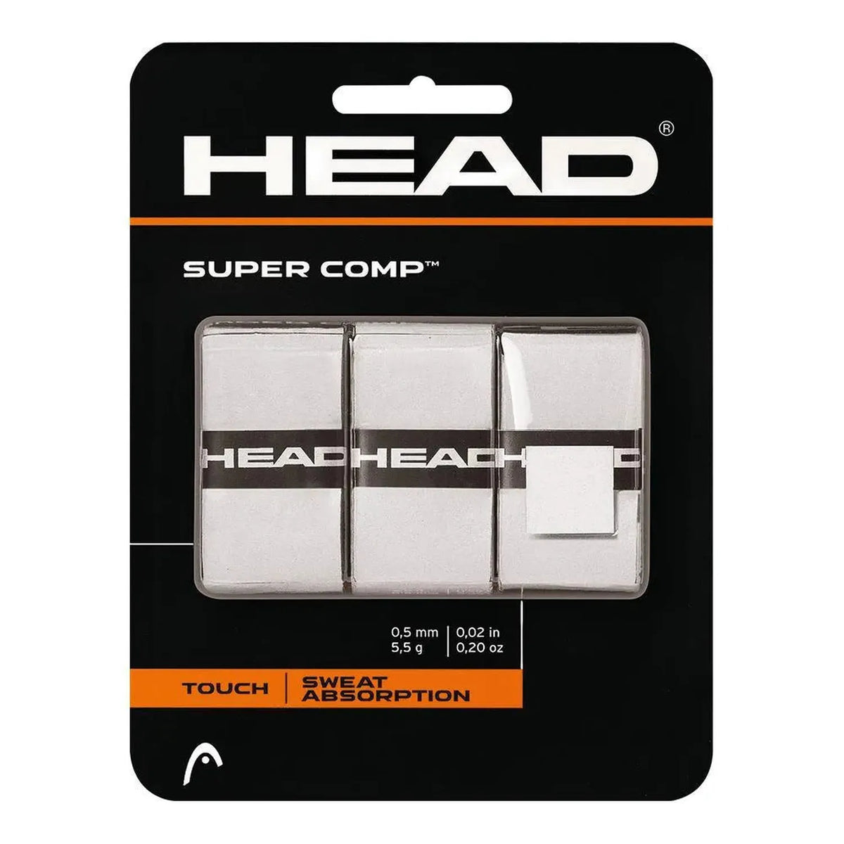 Super Comp Overgrip White-Accessories-Head-8716-DEFAULT-L-Tennis Express