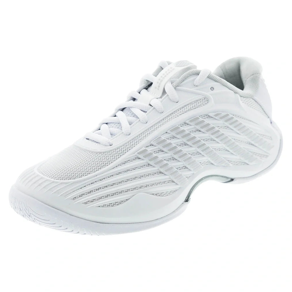 Women's Hypercourt Express 3 Tennis Shoes White and Dawn Blue-Footwear-K-Swiss-94603-162S26copy-Tennis Express