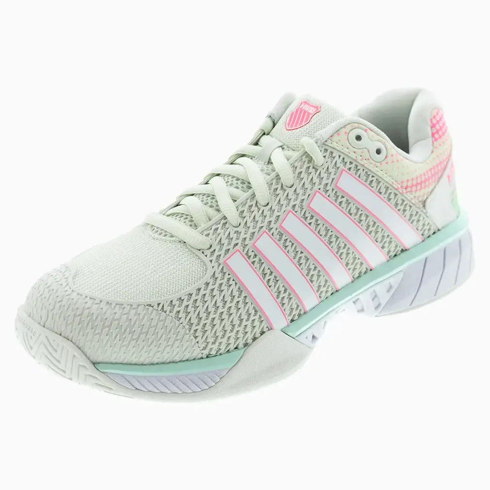Women's Express Light D Width Pickleball Shoes Ice and Honeydew-Footwear-K-Swiss-97292-440F25-2copy_733f9ae6-70fd-4019-8f80-9cc9e4e94dfb-Tennis Express