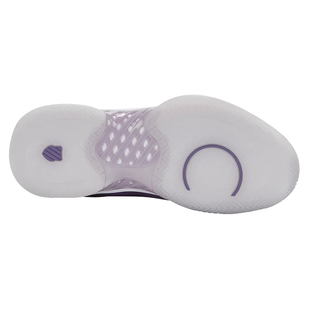 Women's Express Light D Width Pickleball Shoes Purple Haze and White