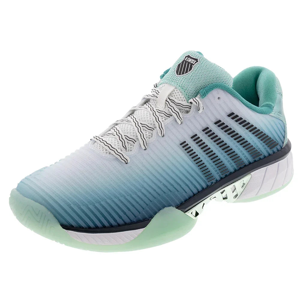 Women's Lucky in Love Hypercourt Express 2 Tennis Shoes Capri and White-Footwear-K-Swiss-97382-411H25copy-663849Tennis Express