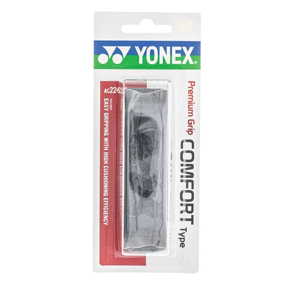Premium Grip Comfort Type Tennis Replacement Grip Black-Accessories-Yonex-97391-DEFAULT-L-1-[Sku]-Tennis Express