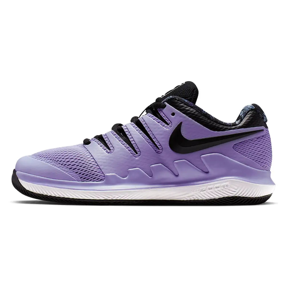 Juniors' Court Vapor X Tennis Shoes Purple Agate and Black