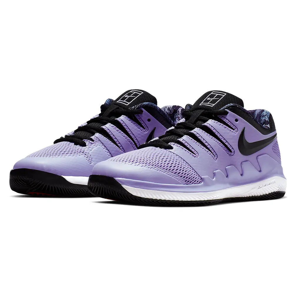 Juniors' Court Vapor X Tennis Shoes Purple Agate and Black-Footwear-Nike-AR8851-500-y-Tennis Express