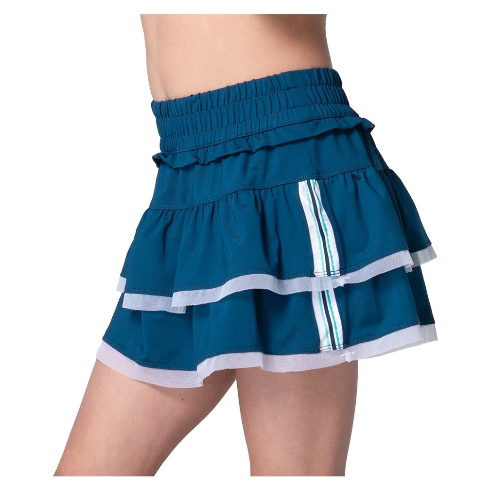 Girls' Winner's Circle Tennis Skort Navy