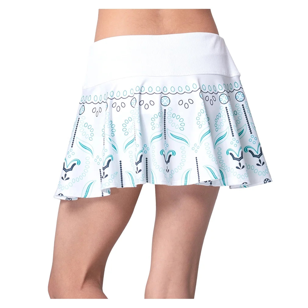 Girls' Eyelet You Win Tennis Skort White