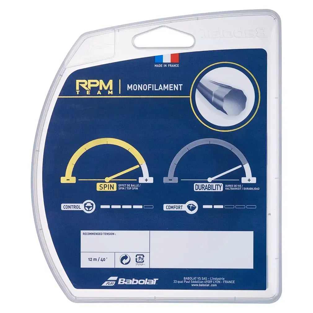 RPM Team Tennis String Black