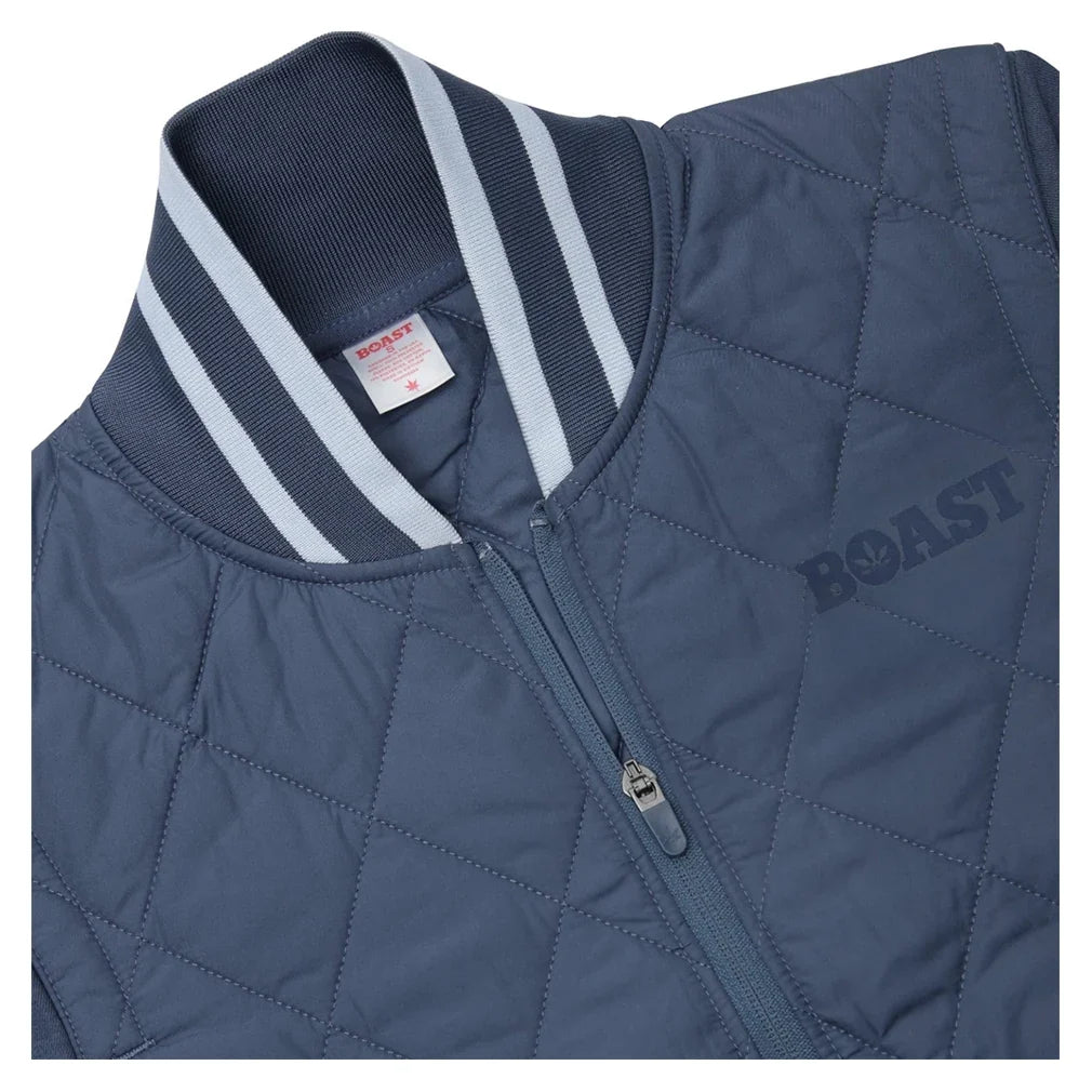 Women's Quilted Varsity Tennis Bomber Jacket