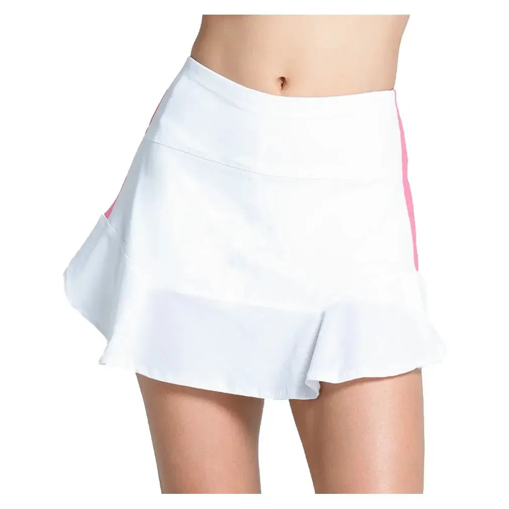 Women's Petal 13.5 Inch Tennis Skort White-Apparel-Lucky In Love-CB778-120S25-3-Tennis Express