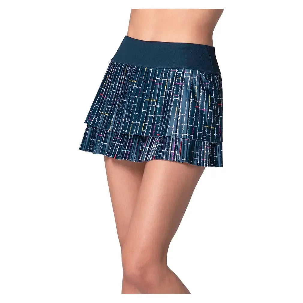 Women's Lovin' Boucle Pleated Tennis Skort Midnight-Apparel-Lucky In Love-CB812-62D401F25_69bf6734-d955-474f-91be-5e83e40b609c-Tennis Express