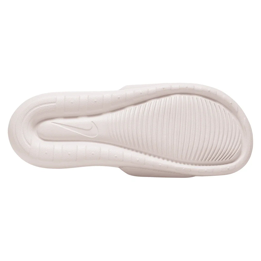 Women`s Victori One Slides Barely Rose and Metallic Silver