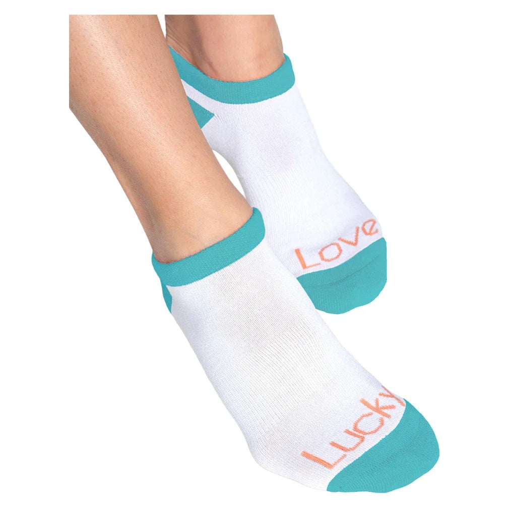 Women's Making Waves Low Cut Tennis Socks Scuba