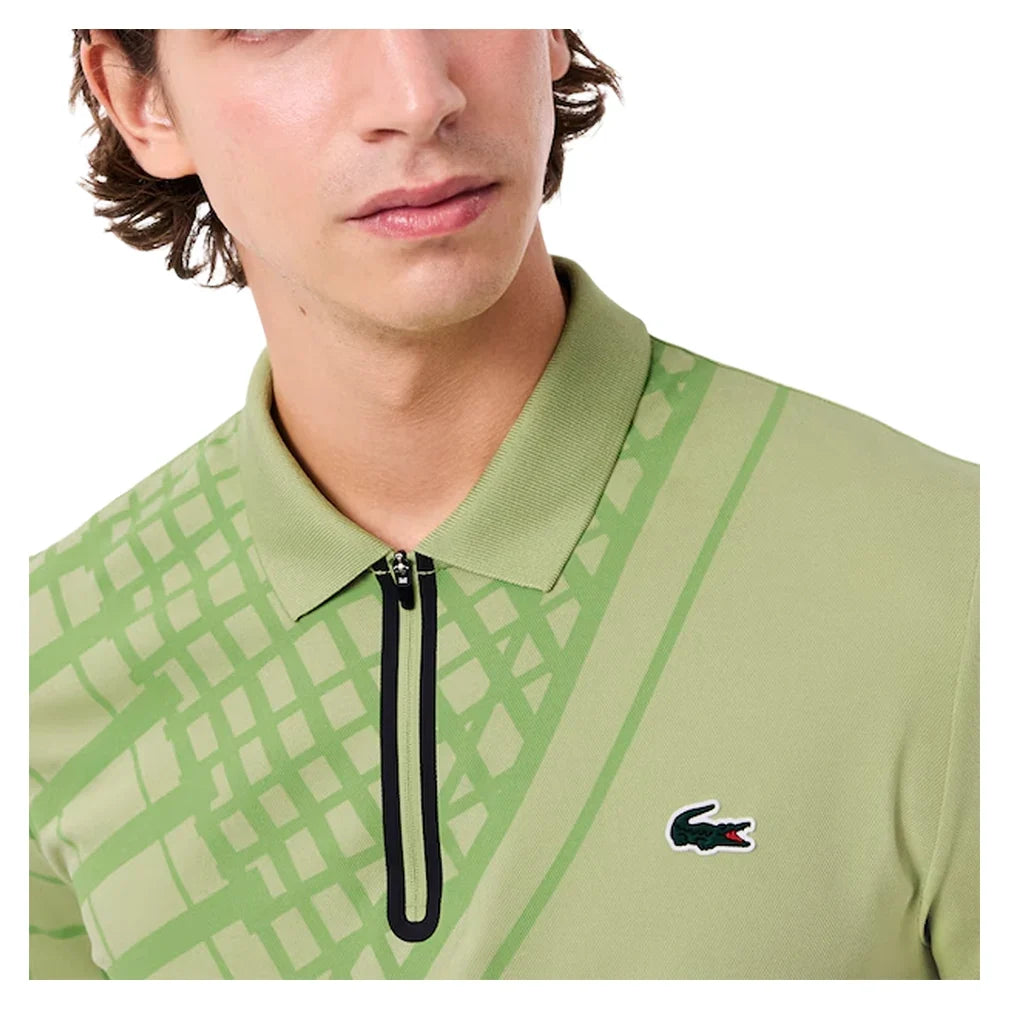 Men's On Court Players Tennis Polo Birch