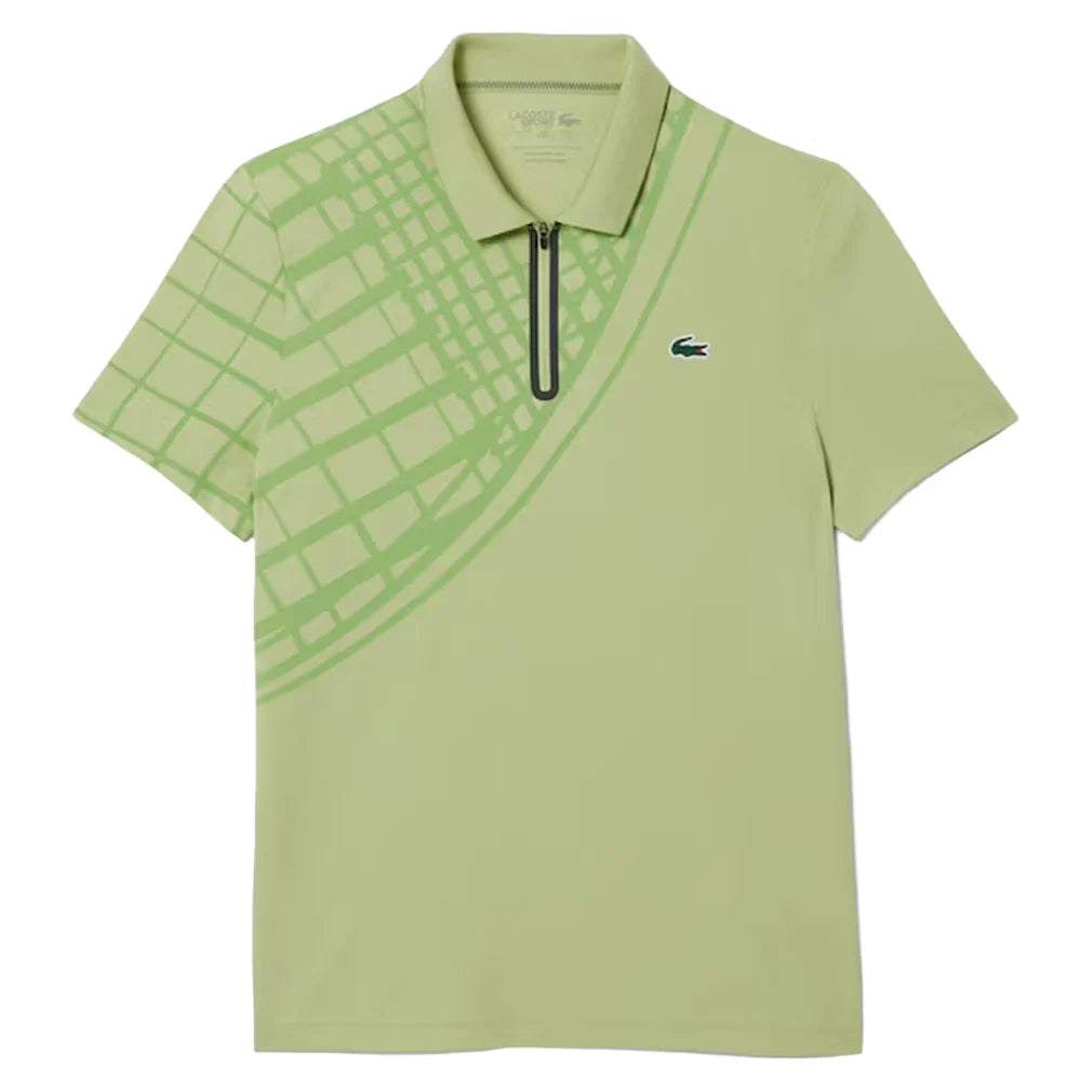 Men's On Court Players Tennis Polo Birch