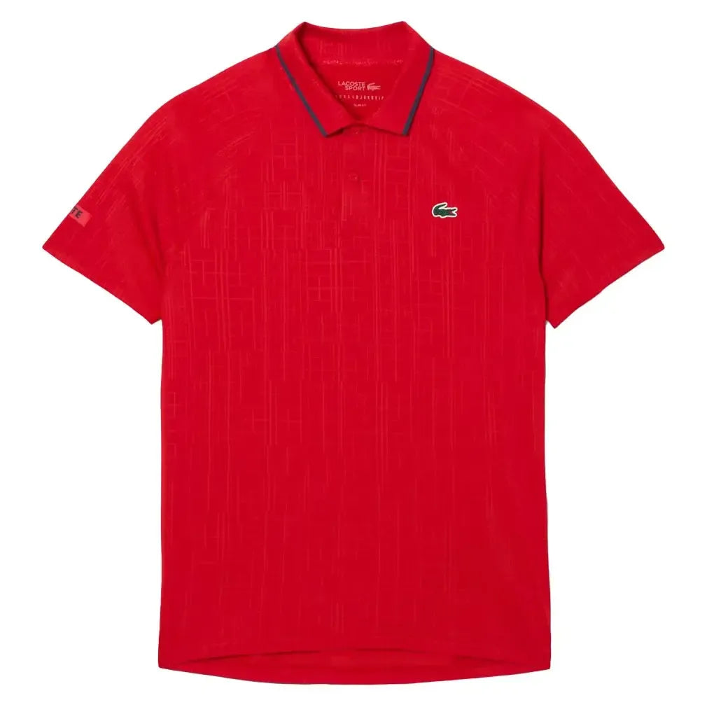 Men's Novak Djokovic On-Court Tennis Polo-Apparel-Lacoste-DH4789-FF25-240-1-Tennis Express
