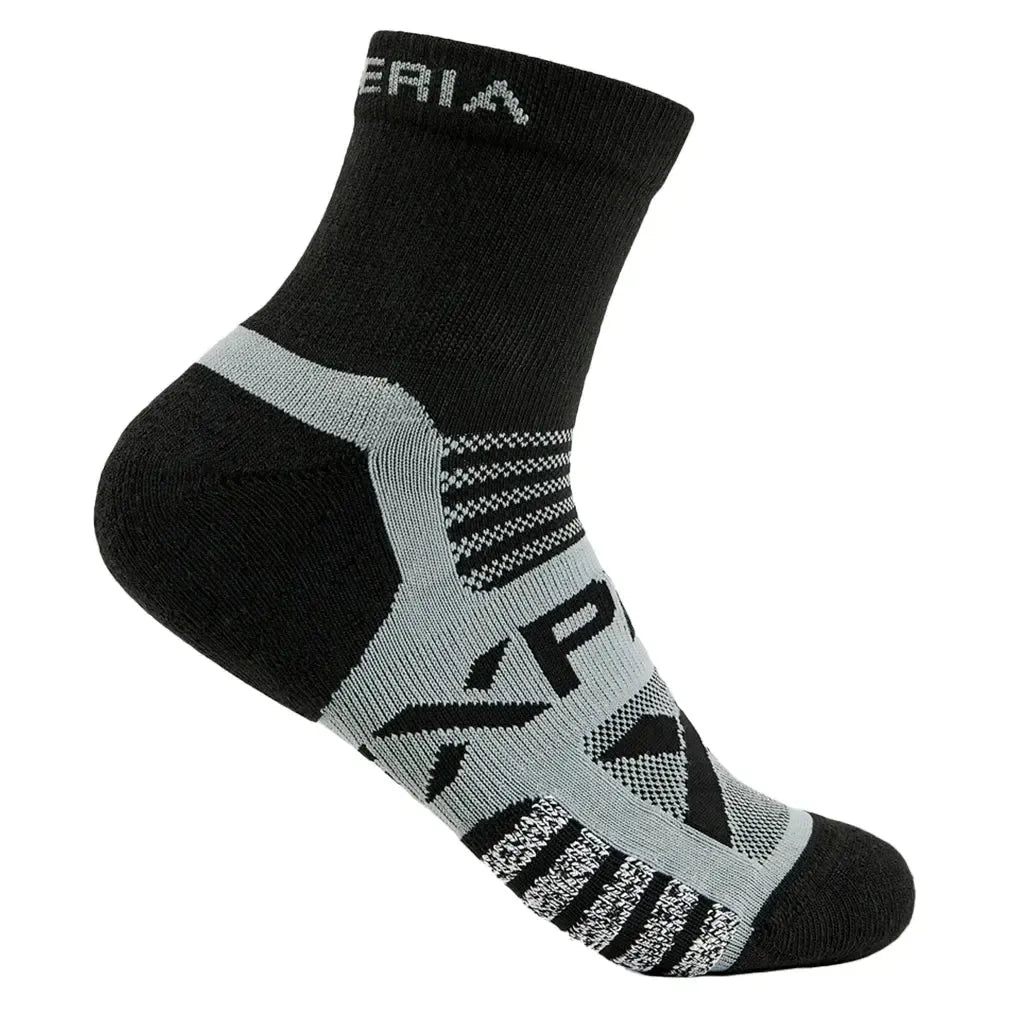 Experia Light Cushion Ankle Tennis Socks Black