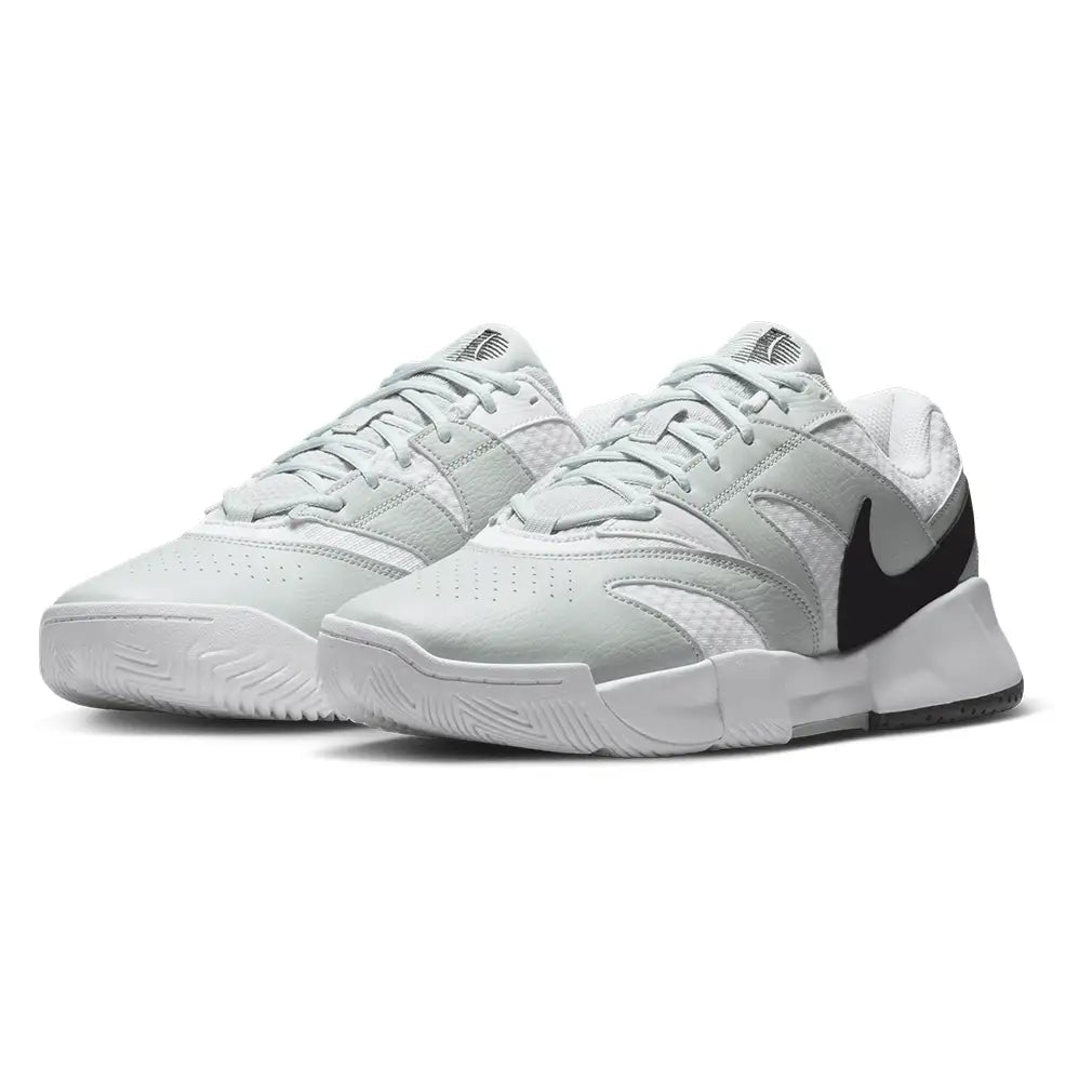 Men's Court Lite 4 Tennis Shoes White and Steam-Footwear-Nike-FD6574-110-y-Tennis Express