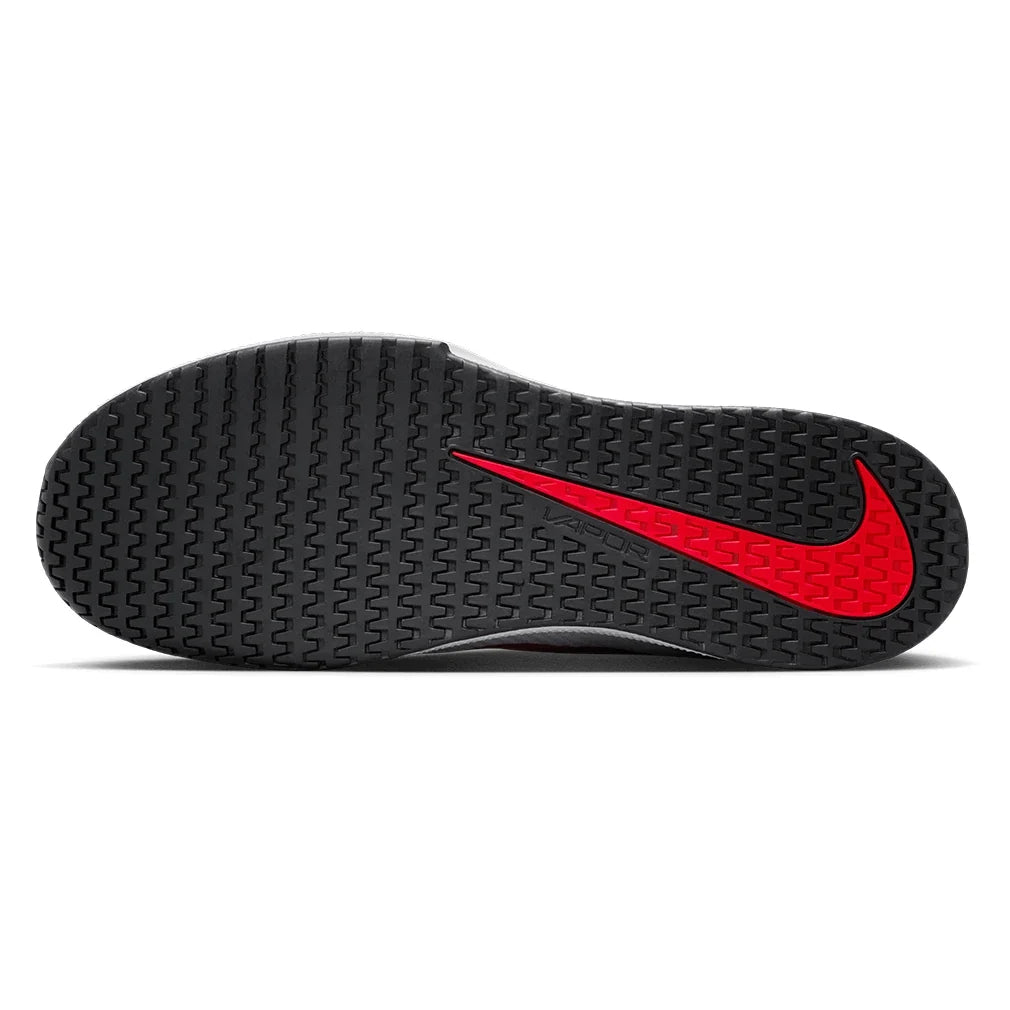 Men's Vapor Lite 3 Tennis Shoes White and Lt Crimson