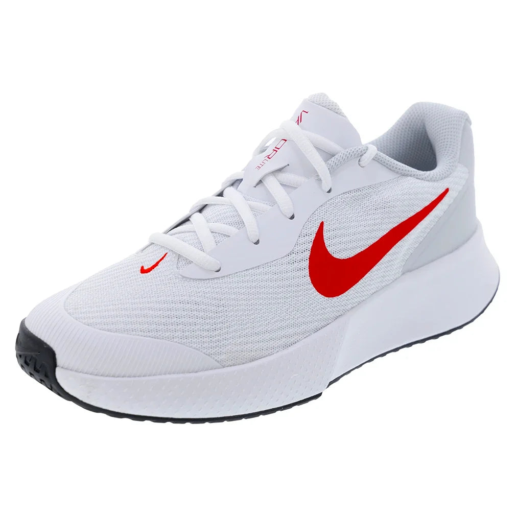 Men's Vapor Lite 3 Tennis Shoes White and Lt Crimson-Footwear-Nike-FZ2155-109copy-706239Tennis Express