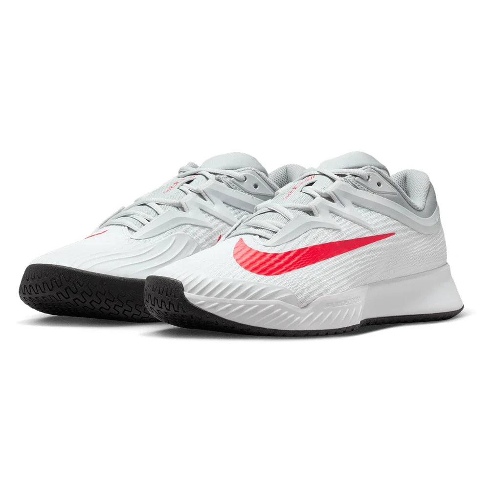Men's Zoom Vapor Pro 3 Tennis Shoes White and Lt Crimson-Footwear-Nike-White/Lt Crimson-6, [current_file_name-Tennis Express