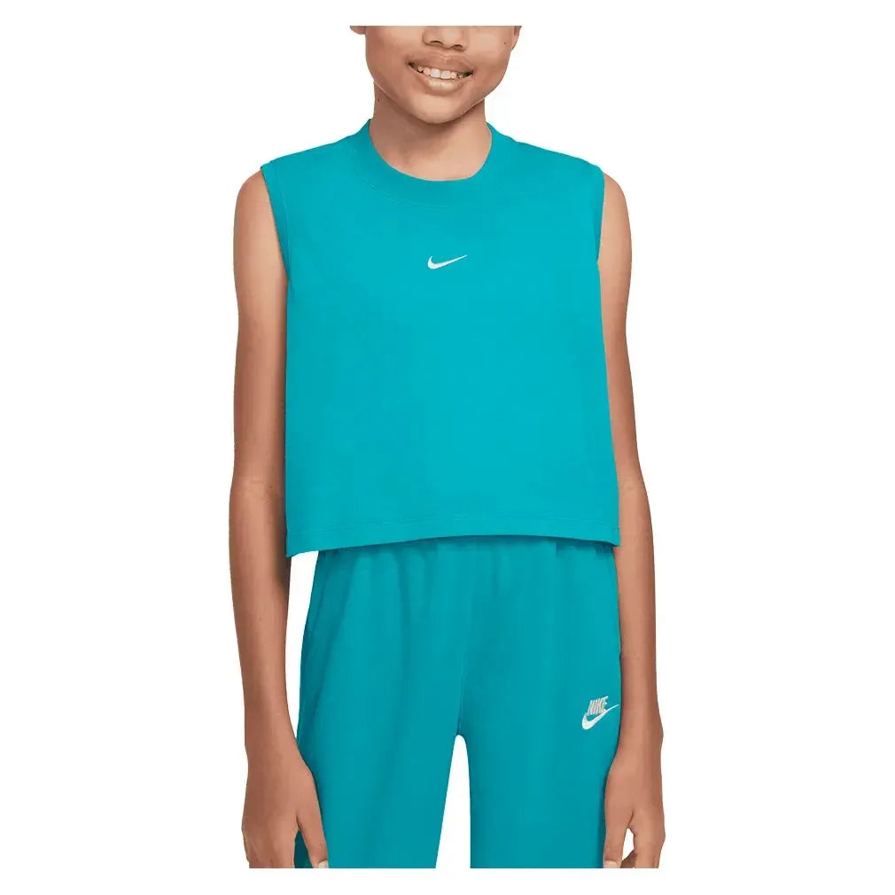 Girls' Sportswear Tank Dusty Cactus-Apparel-Nike-HQ1457-345U25-3-Tennis Express