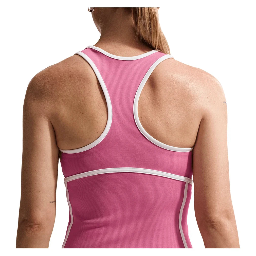 Women's Court Dri-FIT Advantage Novelty Tennis Dress Peony and White