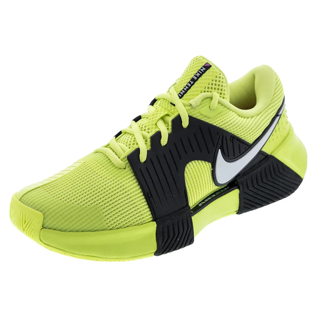 Women's GP Challenge 1.5 PRM Tennis Shoes Black and Lemon-Footwear-Nike-IQ5175-001copy-Tennis Express