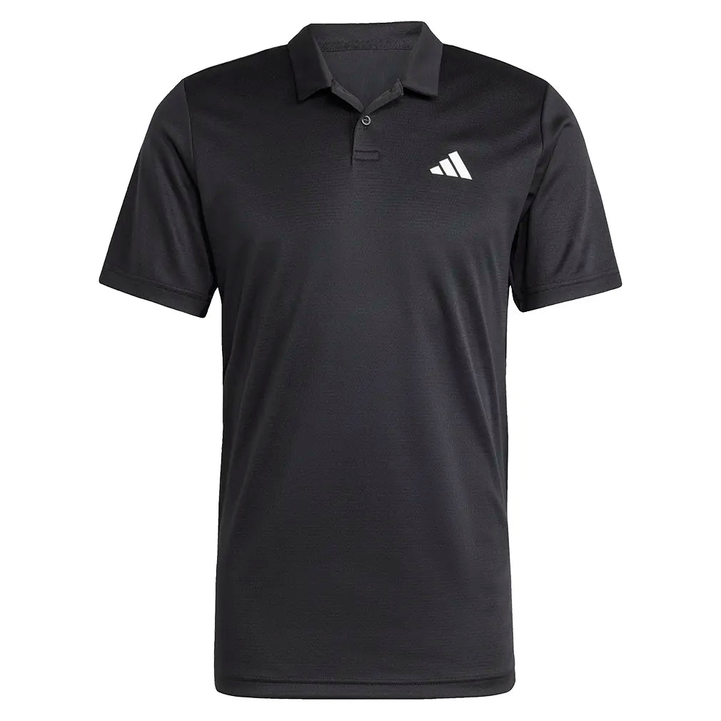 Men's Climacool Tennis Polo Black-Apparel-Adidas-JH3395-S26-1-Tennis Express