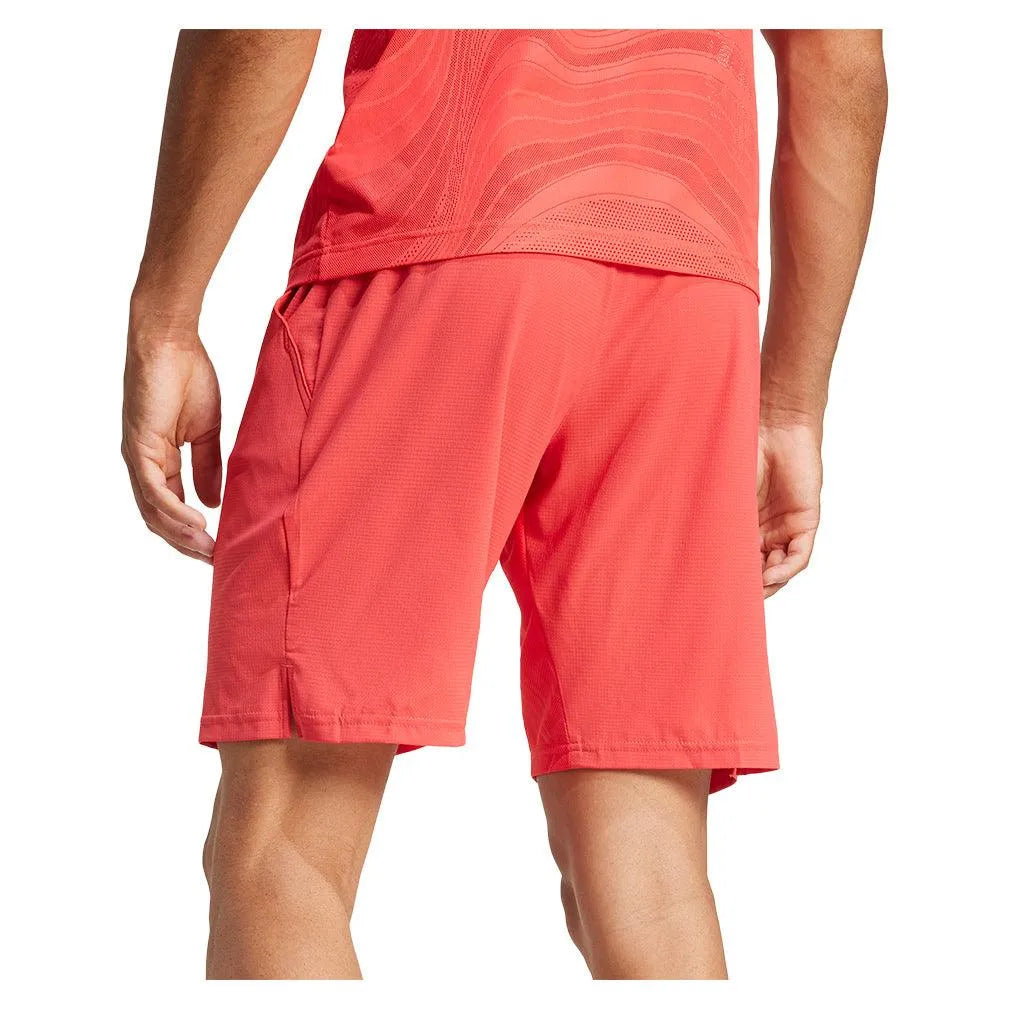 Men's Ergo 7 inch Tennis Short Semi Lucid Red
