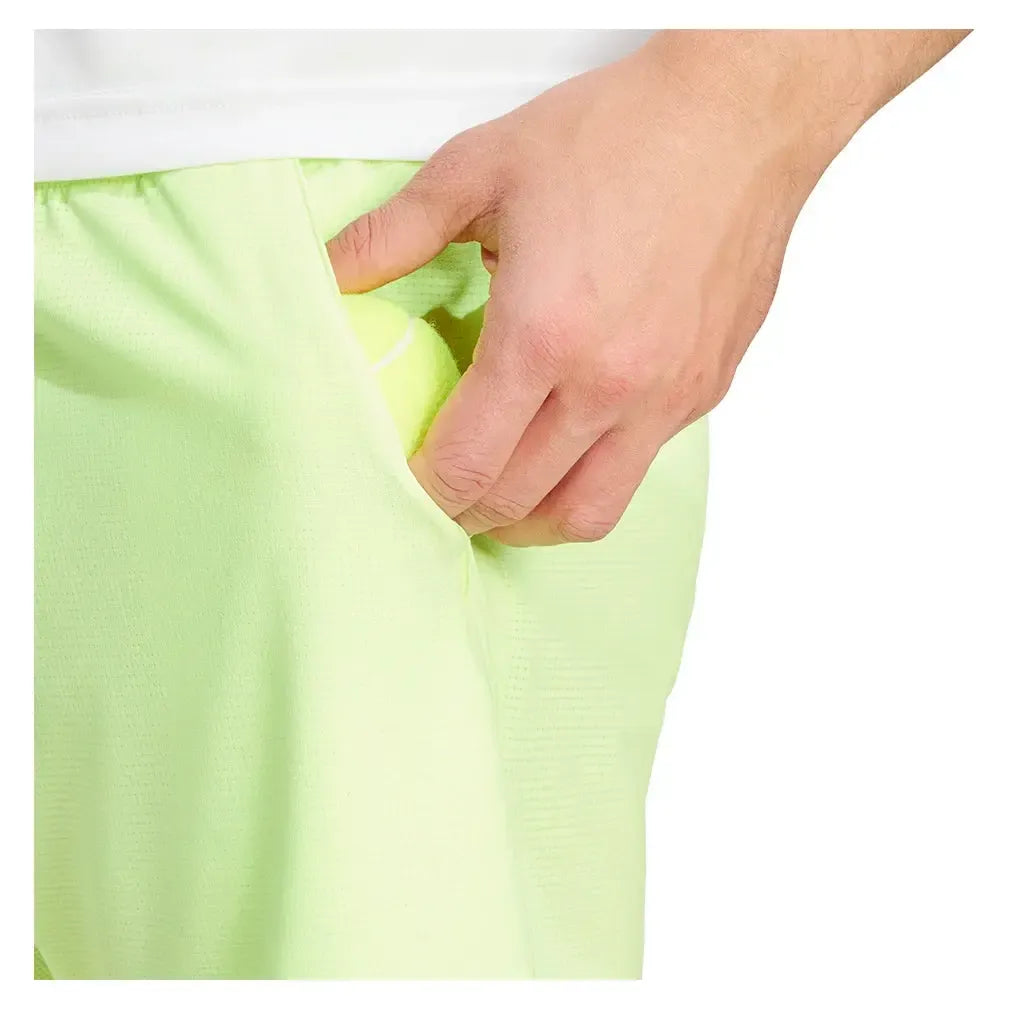 Men's Ergo 7 inch Tennis Shorts Lucid Lemon