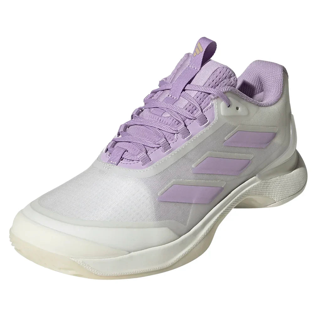 Women's Avacourt 2 Tennis Shoes Core White and Powder Plum-Footwear-Adidas-JR2056-F25-y-Tennis Express