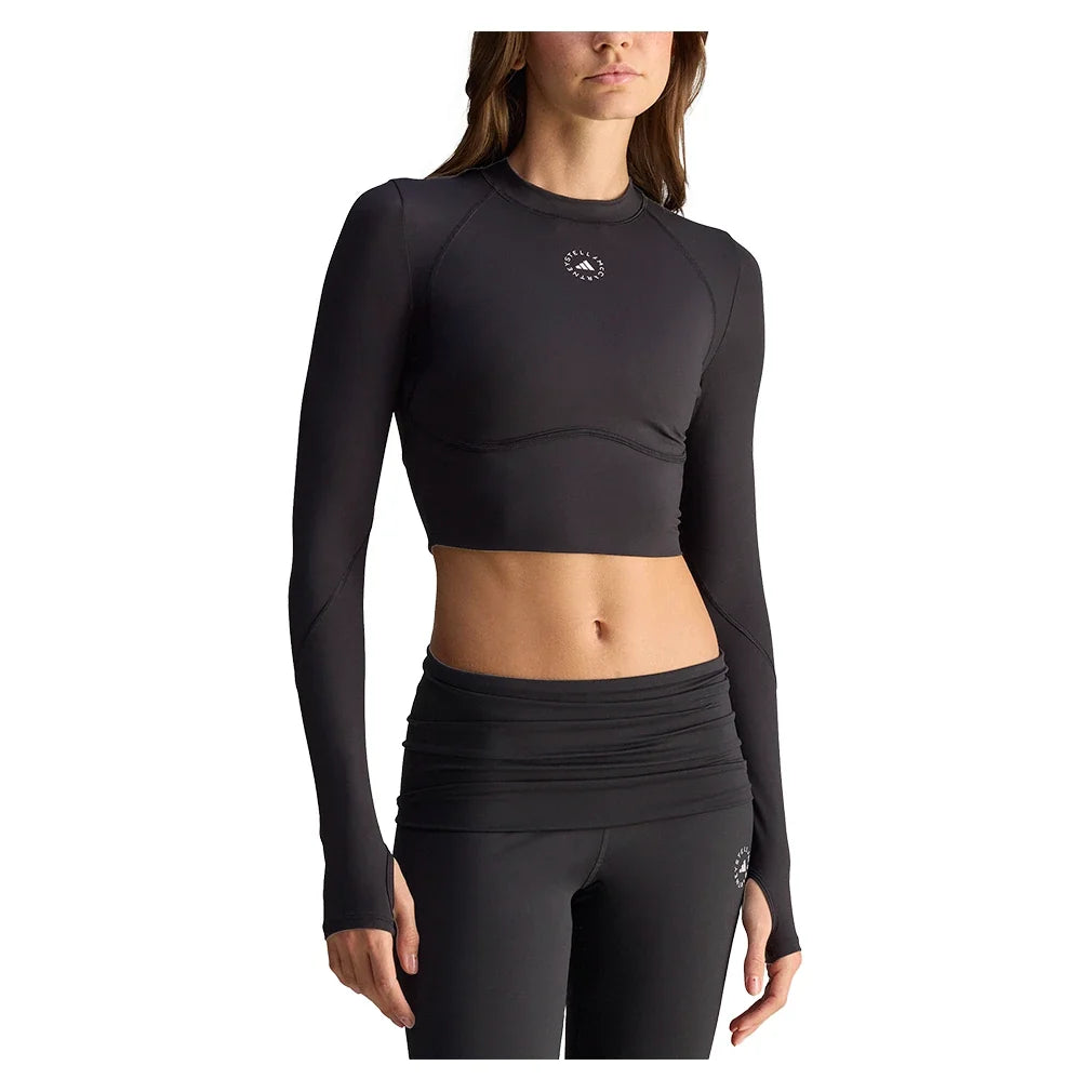 Women's Stella McCartney True Purpose Long Sleeve Training Top Black