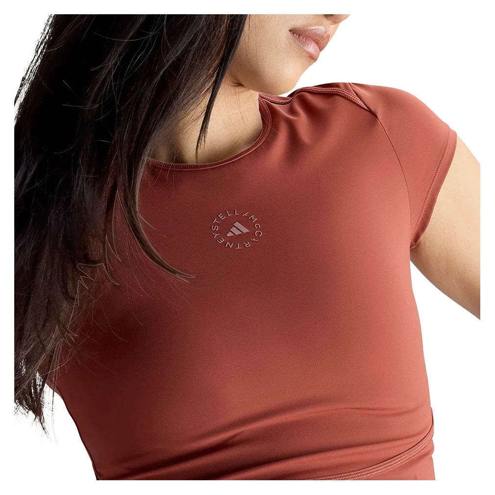 Women's Stella McCartney True Purpose Training Tee Burnt Sienna