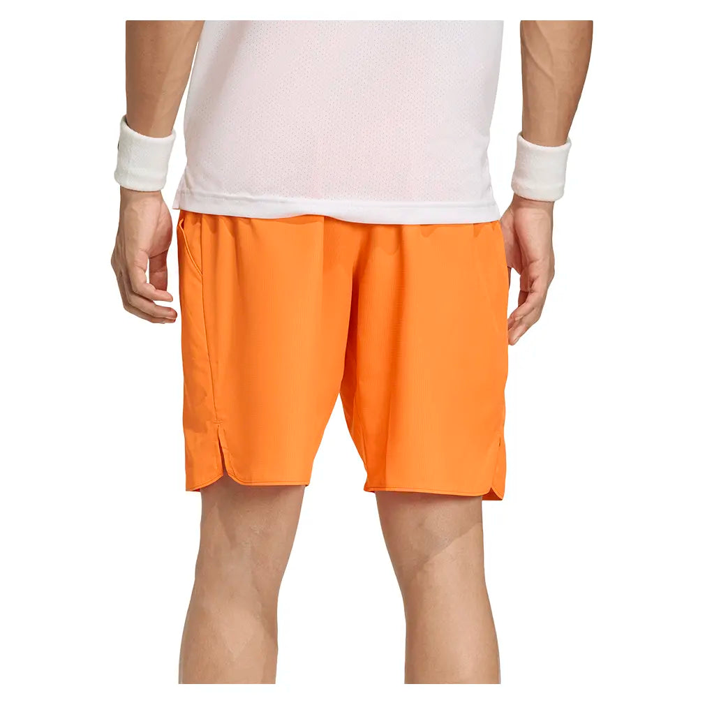 Men's Club 7 Inch Tennis Short Pure Orange