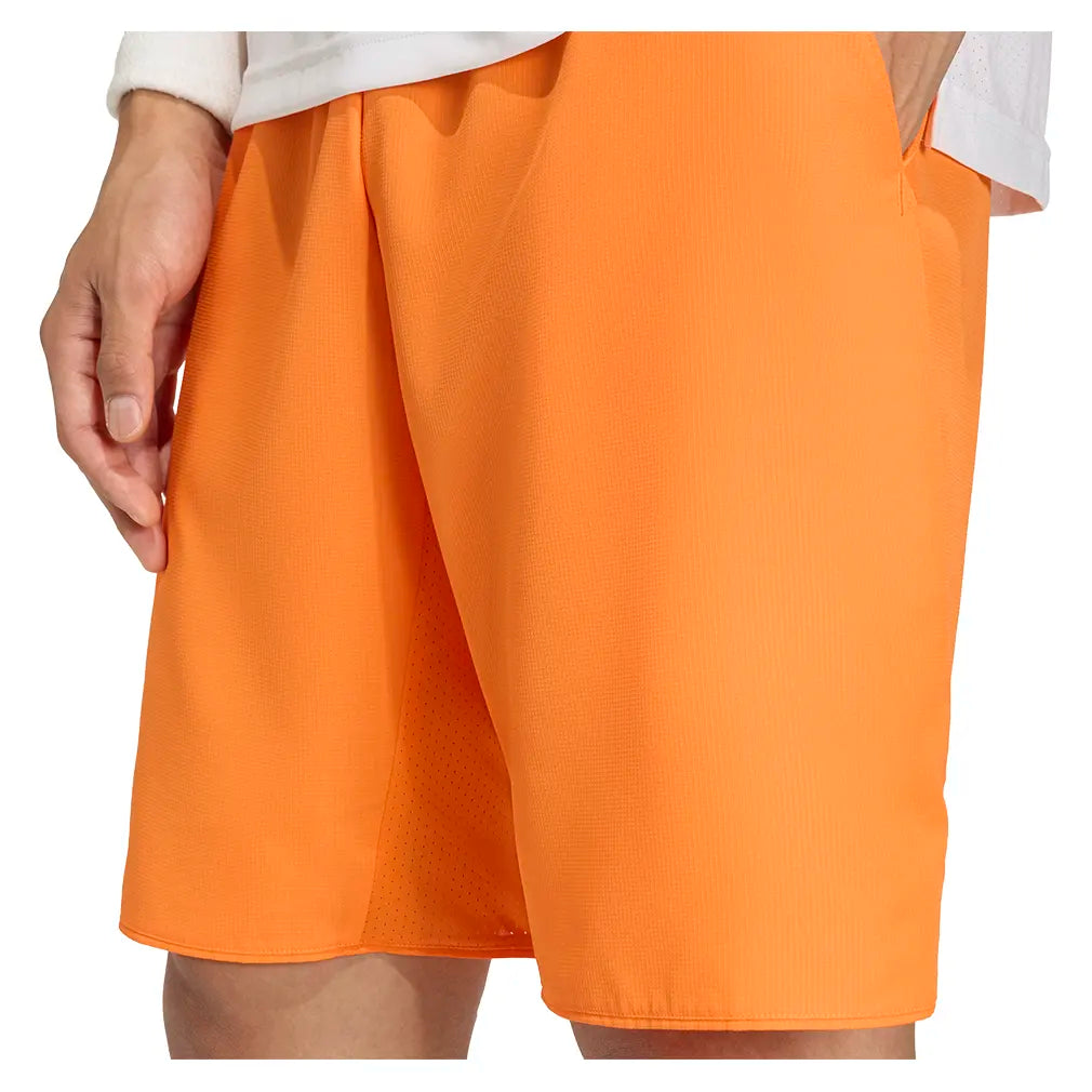 Men's Club 7 Inch Tennis Short Pure Orange