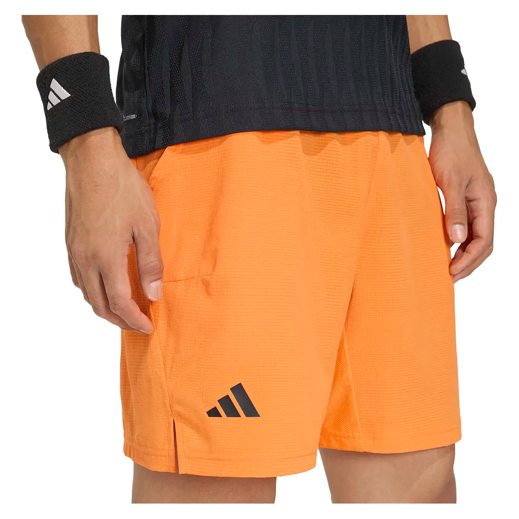 Men's Ergo 7 Inch Tennis Shorts Pure Orange