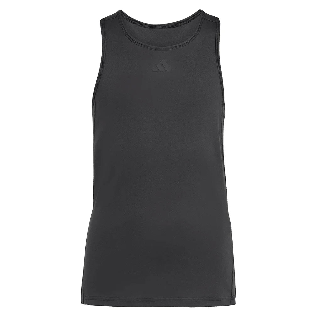 Girls' Club Tennis Tank Black-Apparel-Adidas-KF0983-S26-Tennis Express