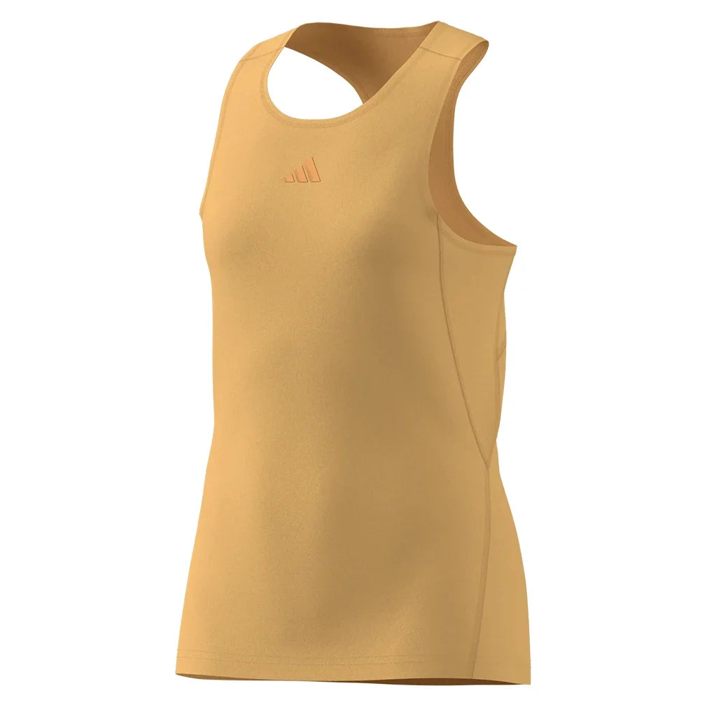 Girls' Club Tennis Tank Ice Tangerine-Apparel-Adidas-KF0985-S26-Tennis Express